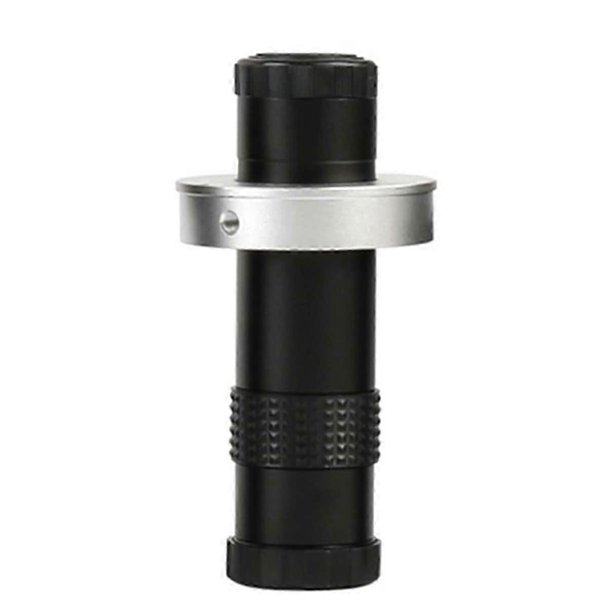 Microscope Kit 100X to 500X Zoom C Mount Lens for Industry Video Microscope Camera Lens Adapters