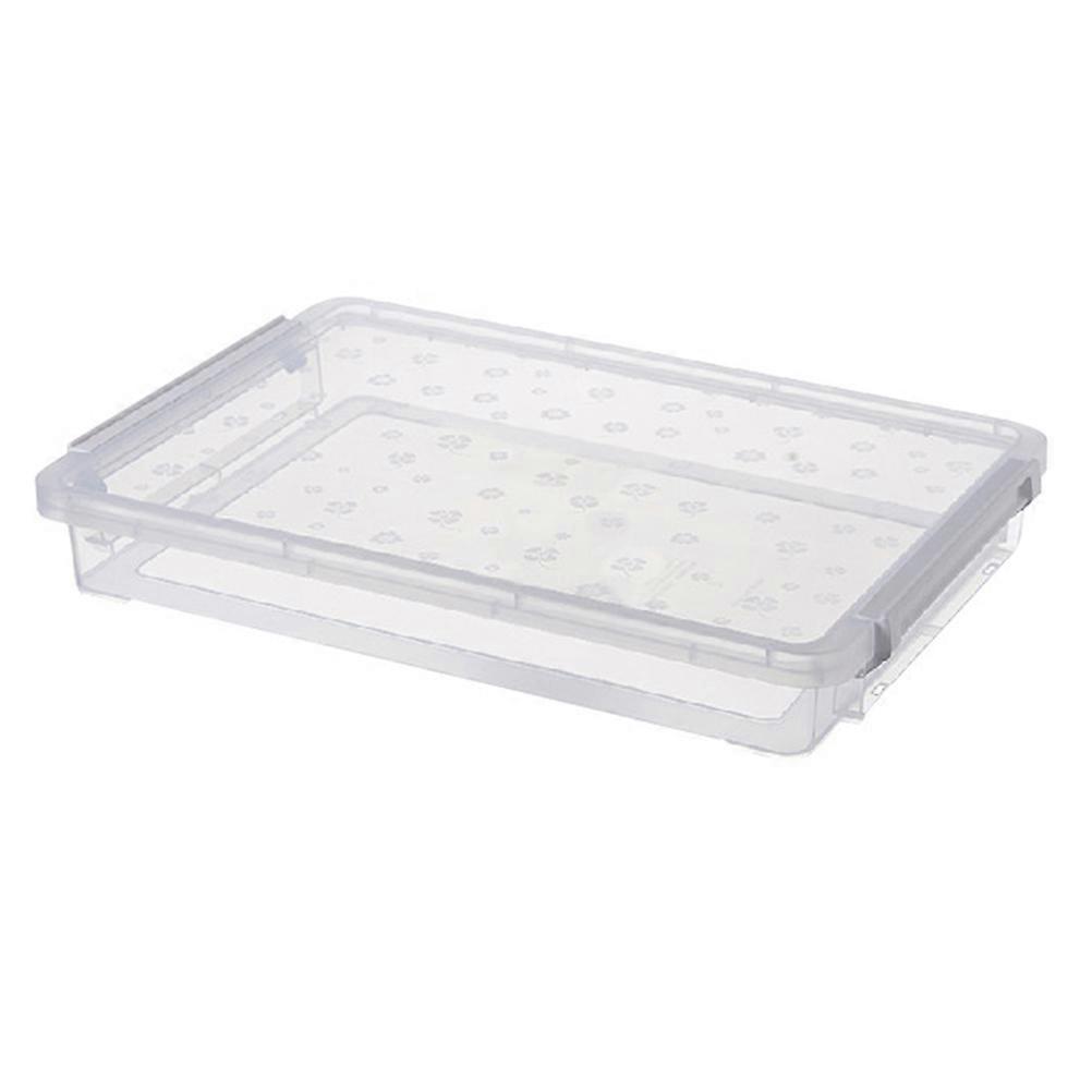 Storage Boxes With Lids Multi-Functional Files Storage Box Desktop Document Box White 36.5X24.3X5cm Filing 1Pcs