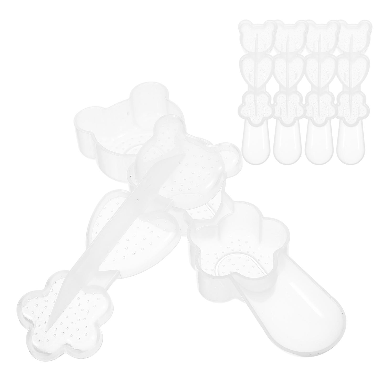 Diy Rice Ball Making Tools Sushi Making Mould Heart Shape Baking Parents Assorted Color 5Pcs