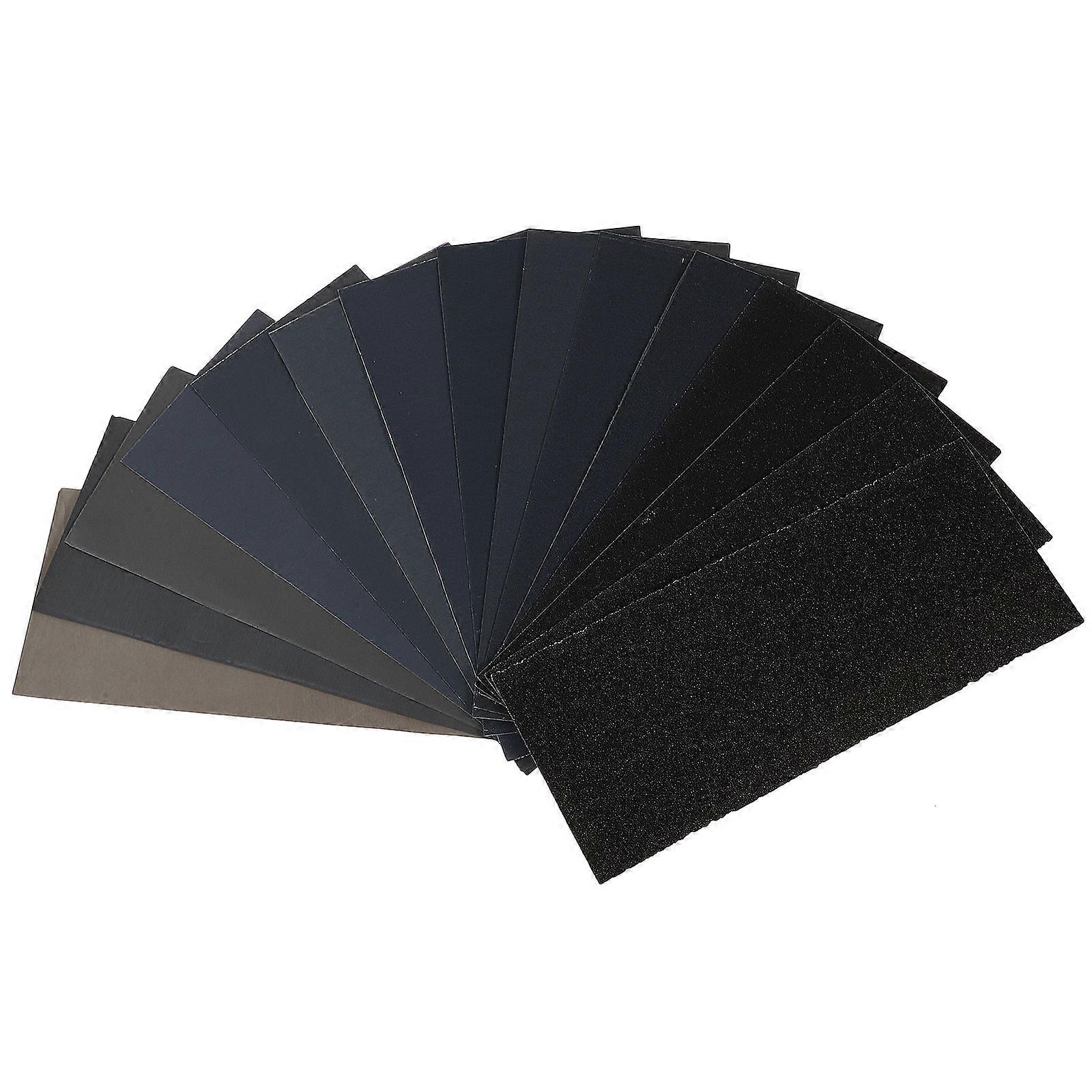 Wet and Dry Sanding Sheets Waterproof Technology for Metalworking Glassworking DIY Projects 23.3x9.5cm Synthetic Material 45 Sheets