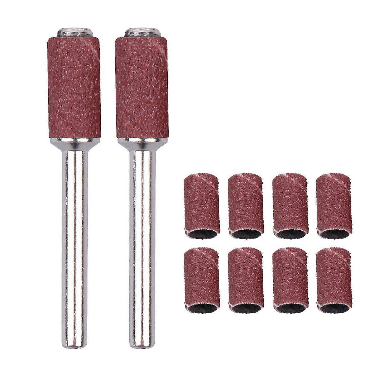 Fine Grit Sanding Bands Pet Owners Polishing Tool Abrasive Paper Plastic 1.2*1cm 1Set