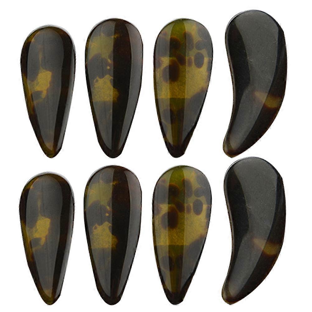 Guzheng Nail Finger Picks Arc Design for Enhanced Performance Professional Zither Nail Covers Advanced Playability Sound Clarity