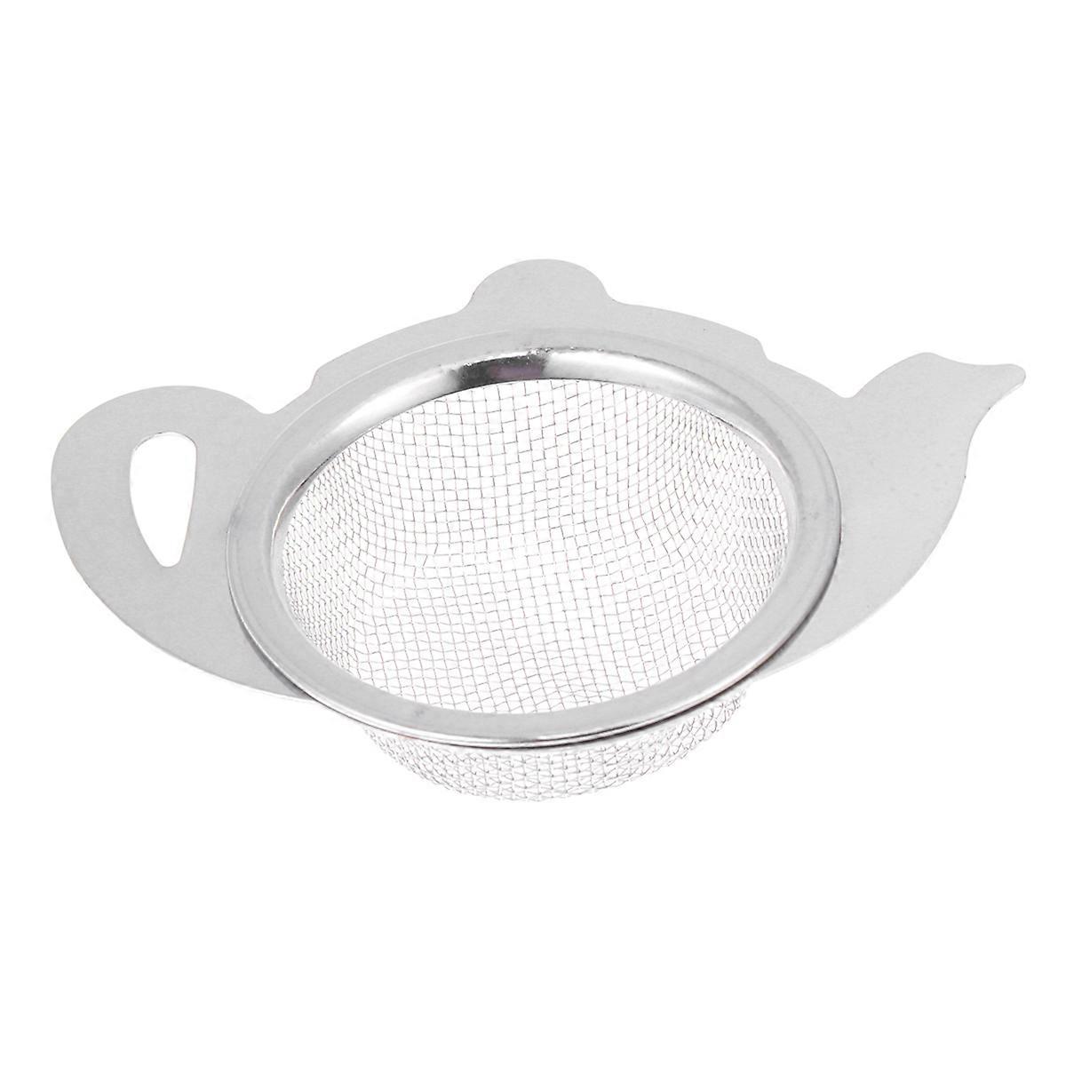 Filtro a rete Setaccio per scolapasta in acciaio inossidabile per cucinare Cottura BBQ Gadget da cucina Argento 10,5 x 7,5 x 2,2 cm Filtraggio 1 pz