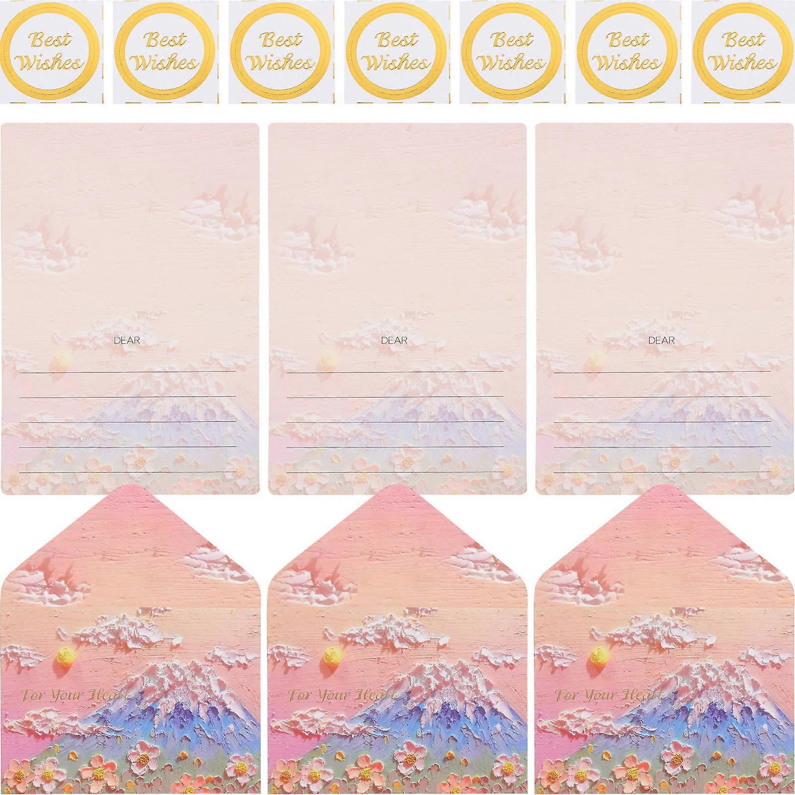 Greeting Card Making Kit Simple Design Greeting Cards Multi Color 12X9cm Greetings Birthdays 10 Sets