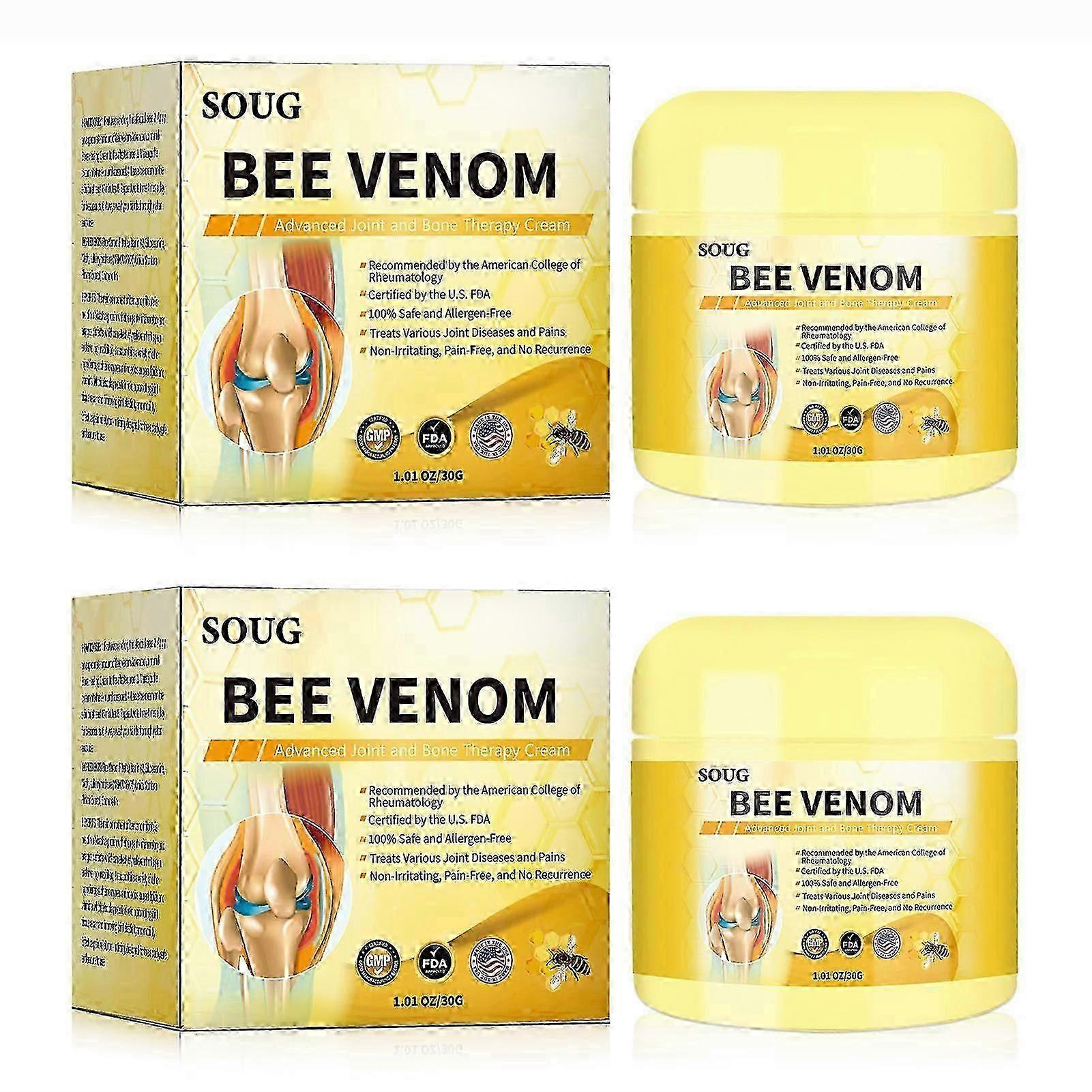 Body Joint Care Cream with Bee-Venom Joint Pain Treat Soothing Massage Cream for External Use 2025