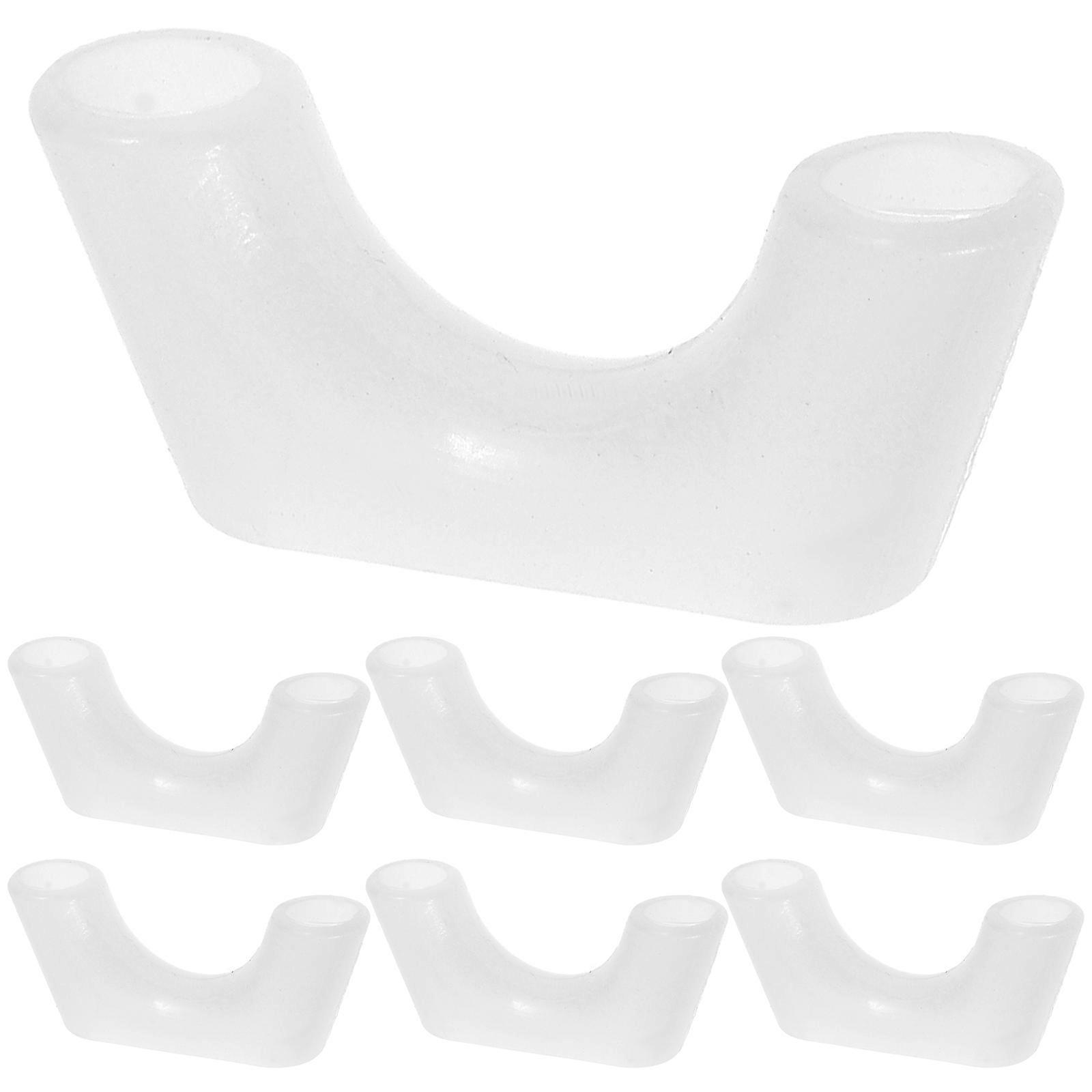 Glow in the Dark Silicone Fishing Rod Rack Sleeves Durable & Elastic Rod Holder Protectors for Night Fishing, Universal Fit for Various Rod Supports