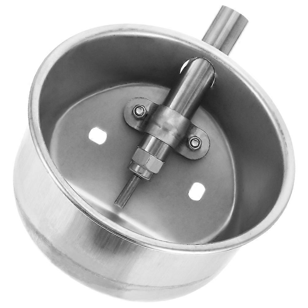 Automatic Stainless Steel Pig Water Bowl with Float Valve Durable & Easy Clean Livestock Drinking Trough for Pigs, Cattle, Sheep, and Goats