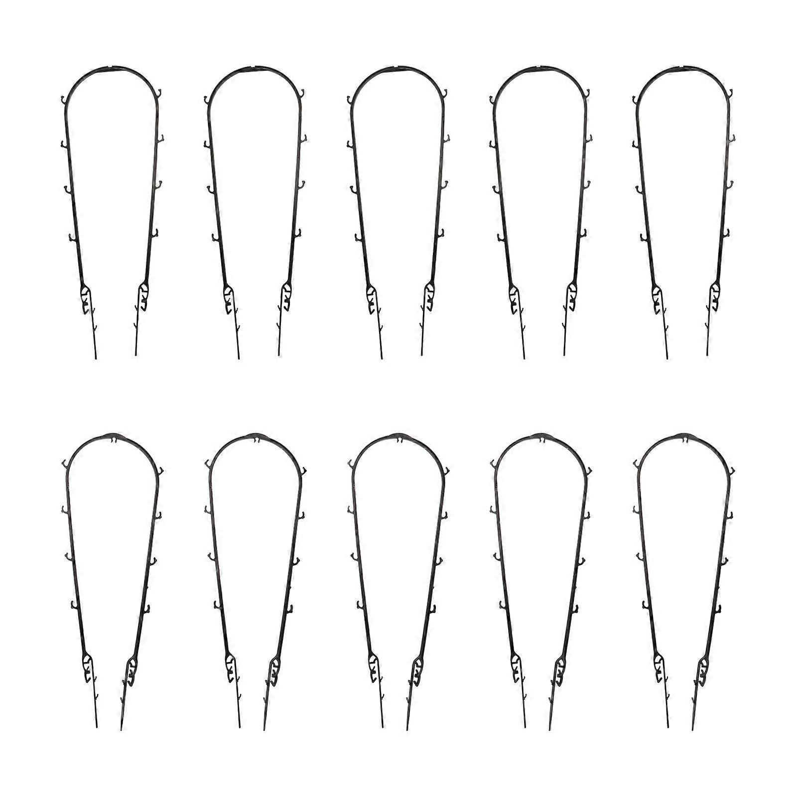 10pcs Durable Climbing Plant Support Brackets for Vines – Medium Garden Arches for Potted Plants – Practical Design for Use