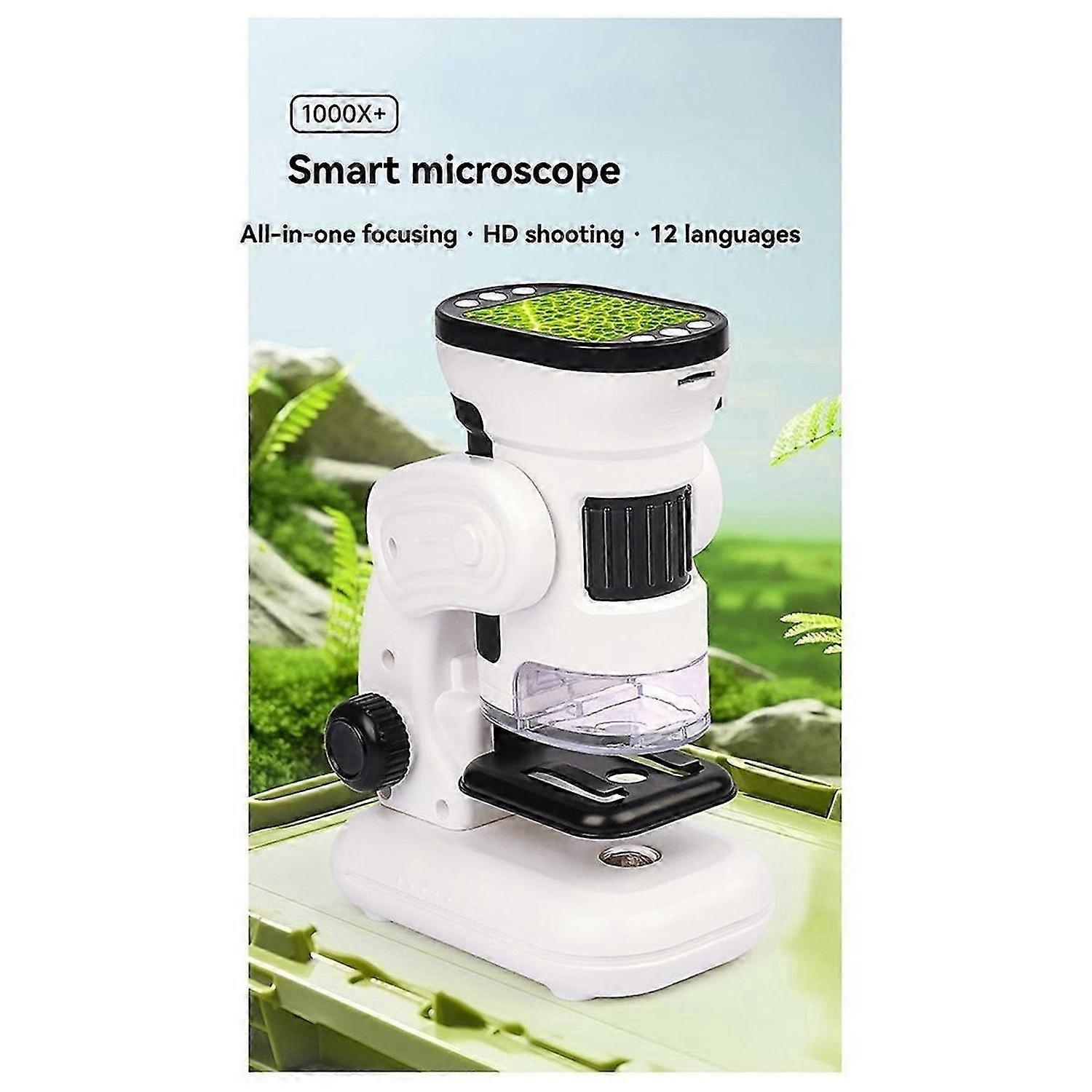 Digital Electronic Microscope with Display for High Definition Magnifier Science Teaching Toys Gift