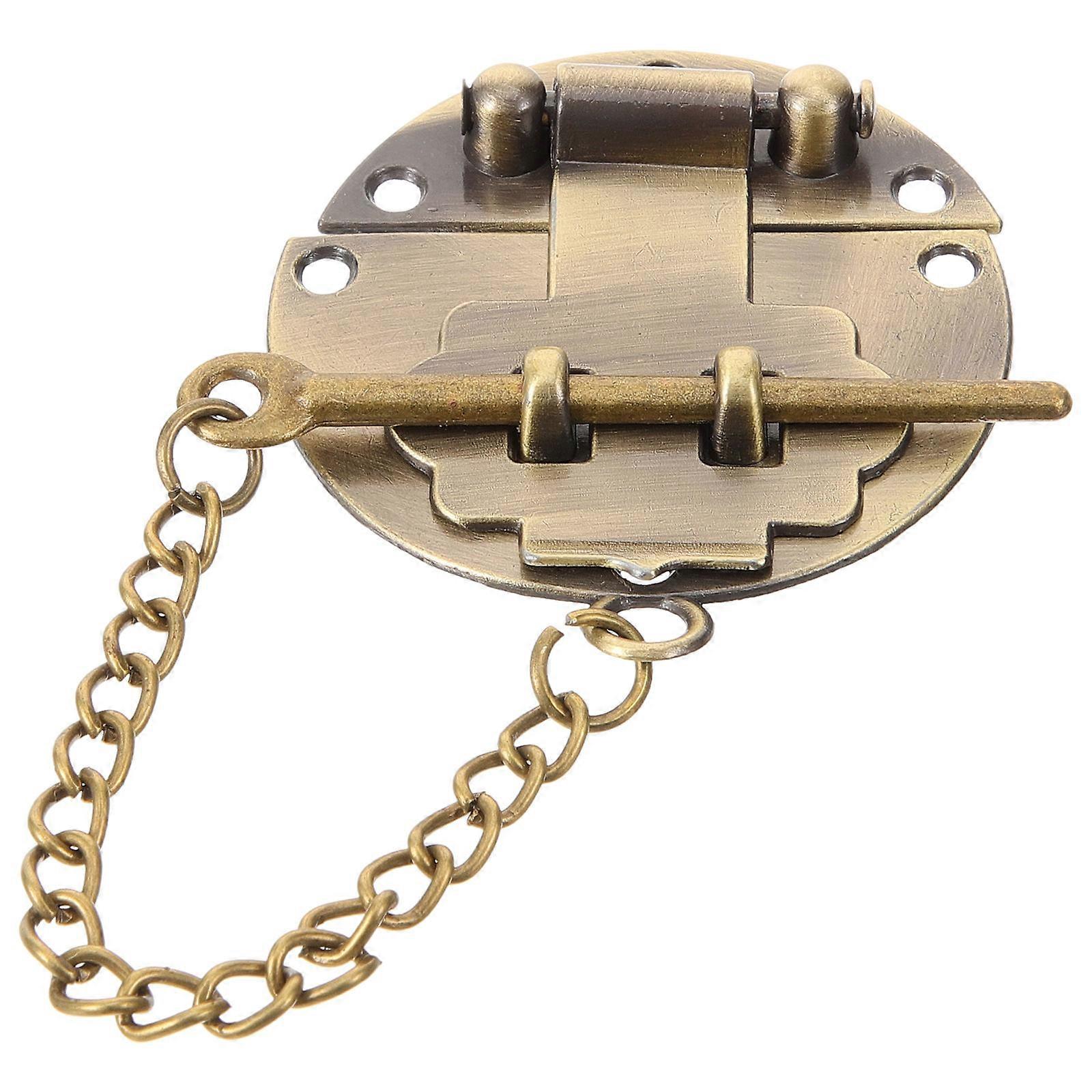Retro Jewelry Box Hinges Metal Hasp Buckle Decorative present Box Locking 1Pack