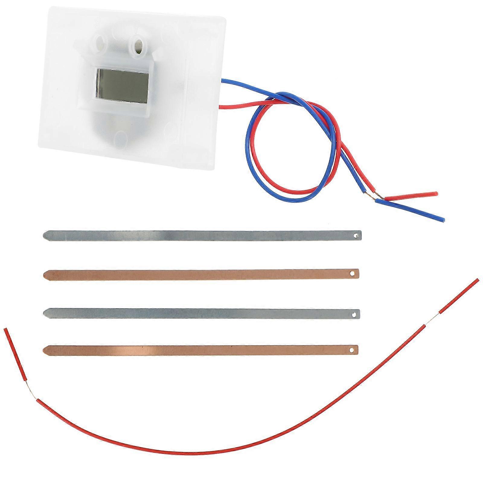 1 Set Fruit Battery Kit Potato Science Experiment Device Electronic Clock Educational Toy