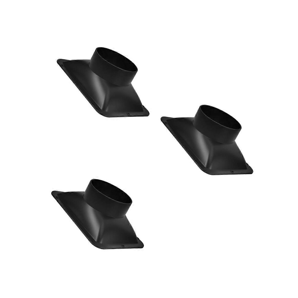 3 x Ventilation Interface, DIY Cooker Hood, Kitchen Extractor Hood, Temperatureresistant Adapter