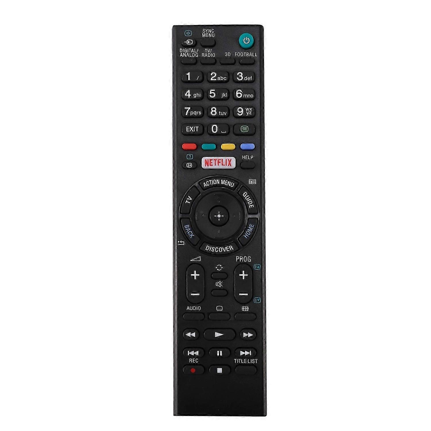 Remote Control for Sony LED HDTV TV KDL-50W756C KDL-43W756C KDL-43W805C KDL-43W807C KDL-43W808C KDL-
