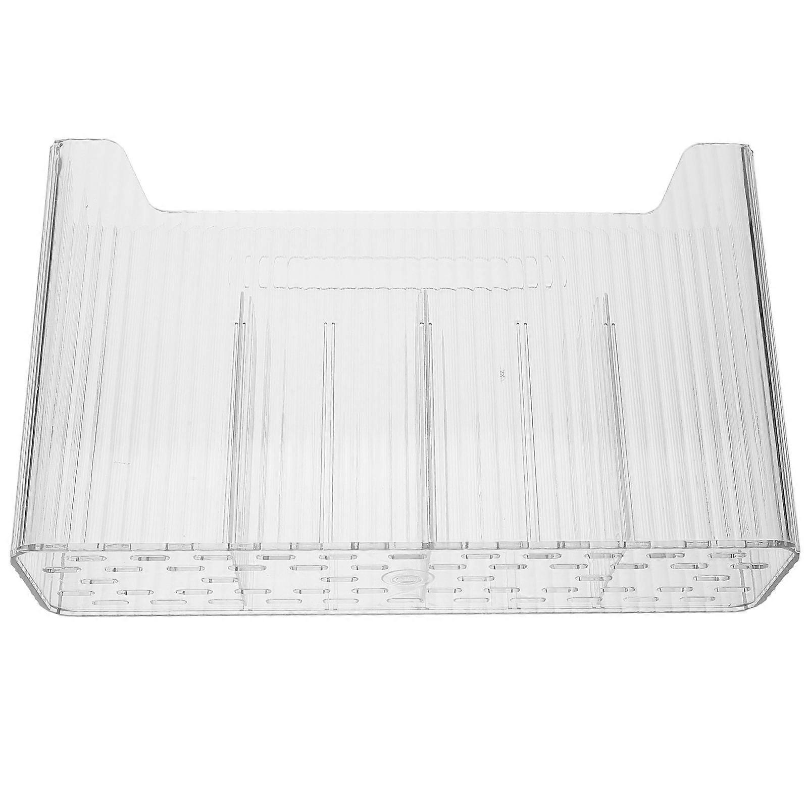 Cupboard Organizer Adhesive Mount Storage Plastic Rectangular Kitchen Bathroom Home 26.80X16.80X7.70CM 1Pcs