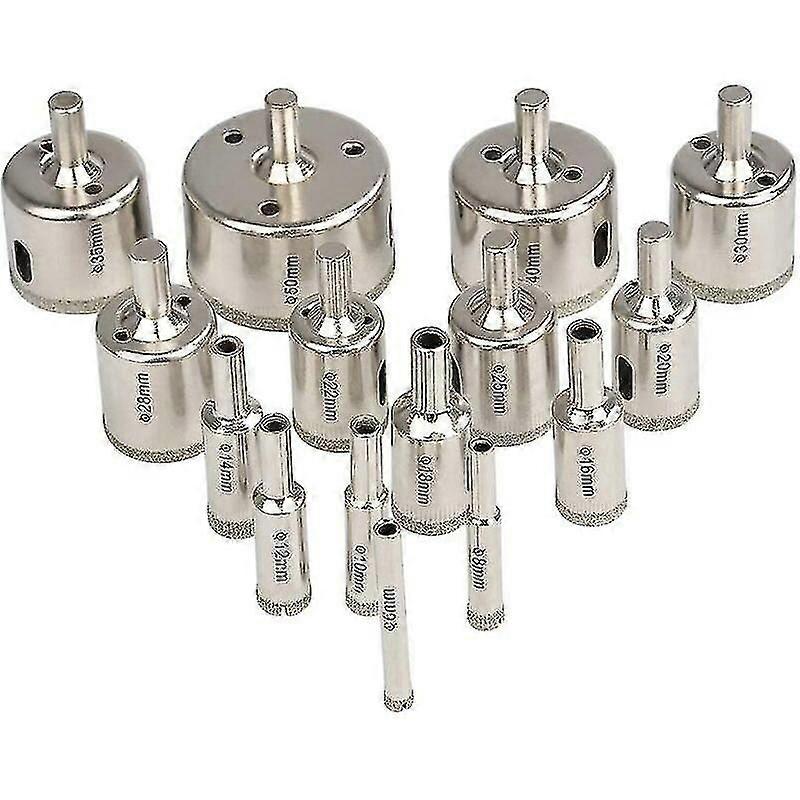 15szt Diamond Drill Bit Set, diamond Drill Bit, diamond Hole Saw Drill Bits, diamond Drill