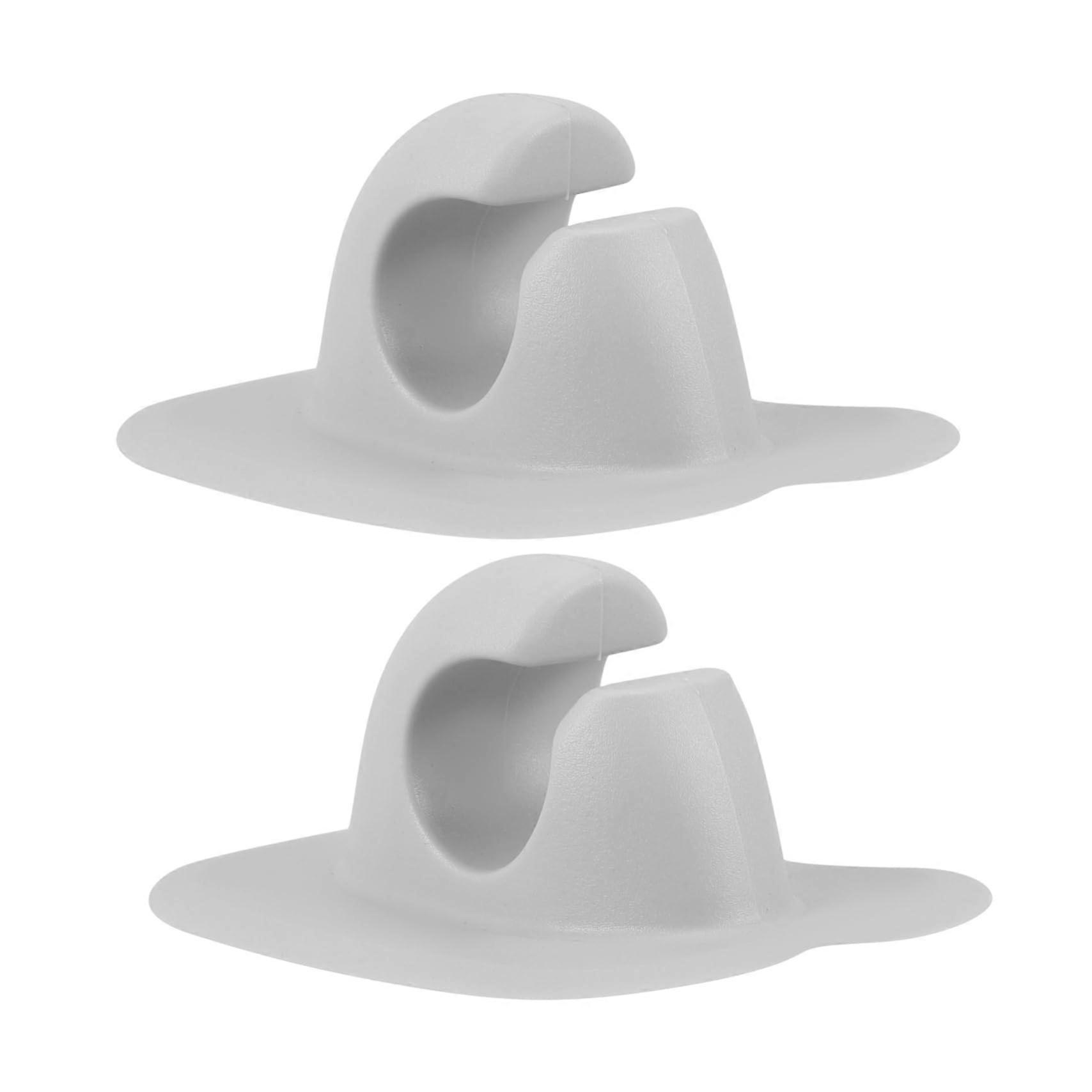 Paddle Holder Mounts - 2-Pack Durable Plastic Deck-Mounted Paddle Buckles for Kayak and Canoe Paddles