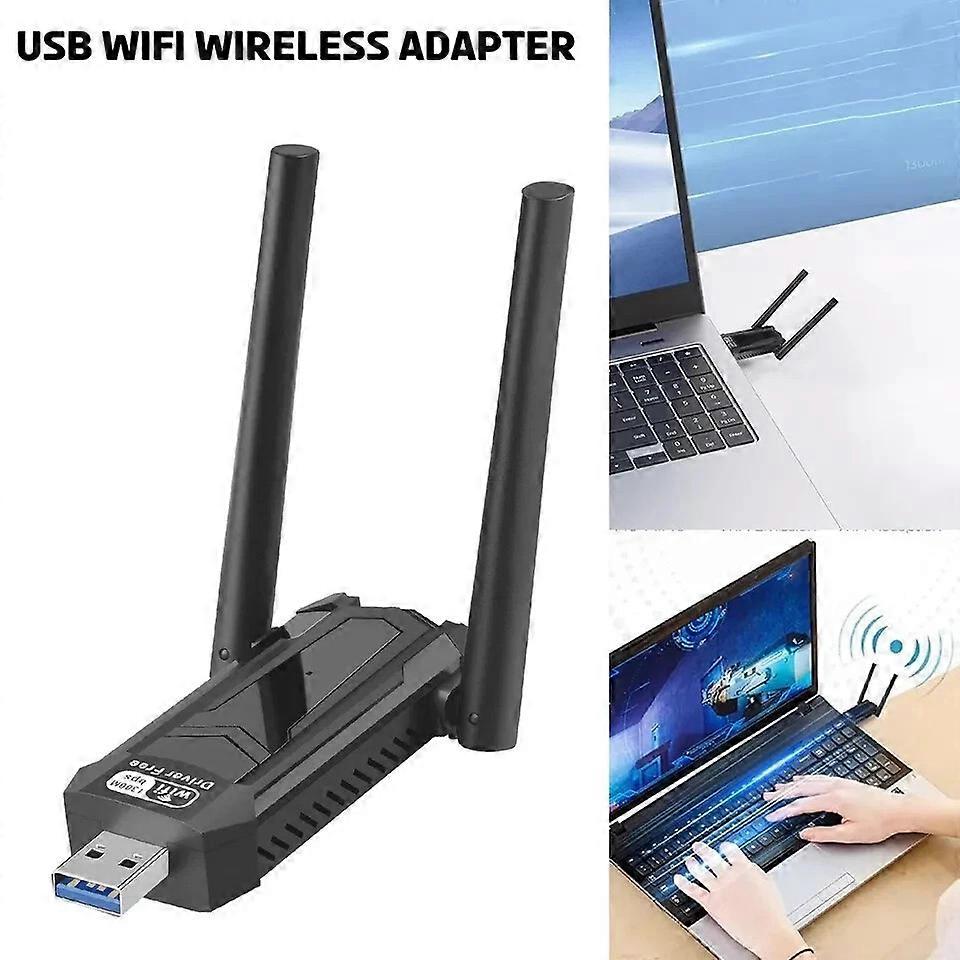 Dual Band 1300Mbps USB 3.0 WiFi Adapter 6E WLAN Network Card 2.4G 5G Dongle