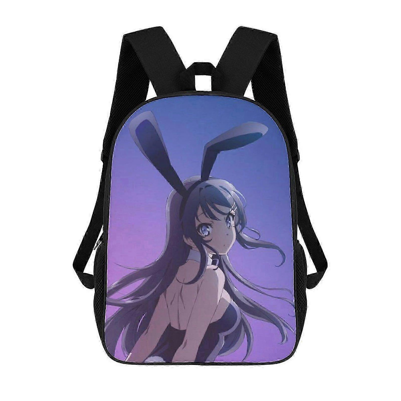 17in Shoulders Daypack Bag Compatible with Mai Sakurajima