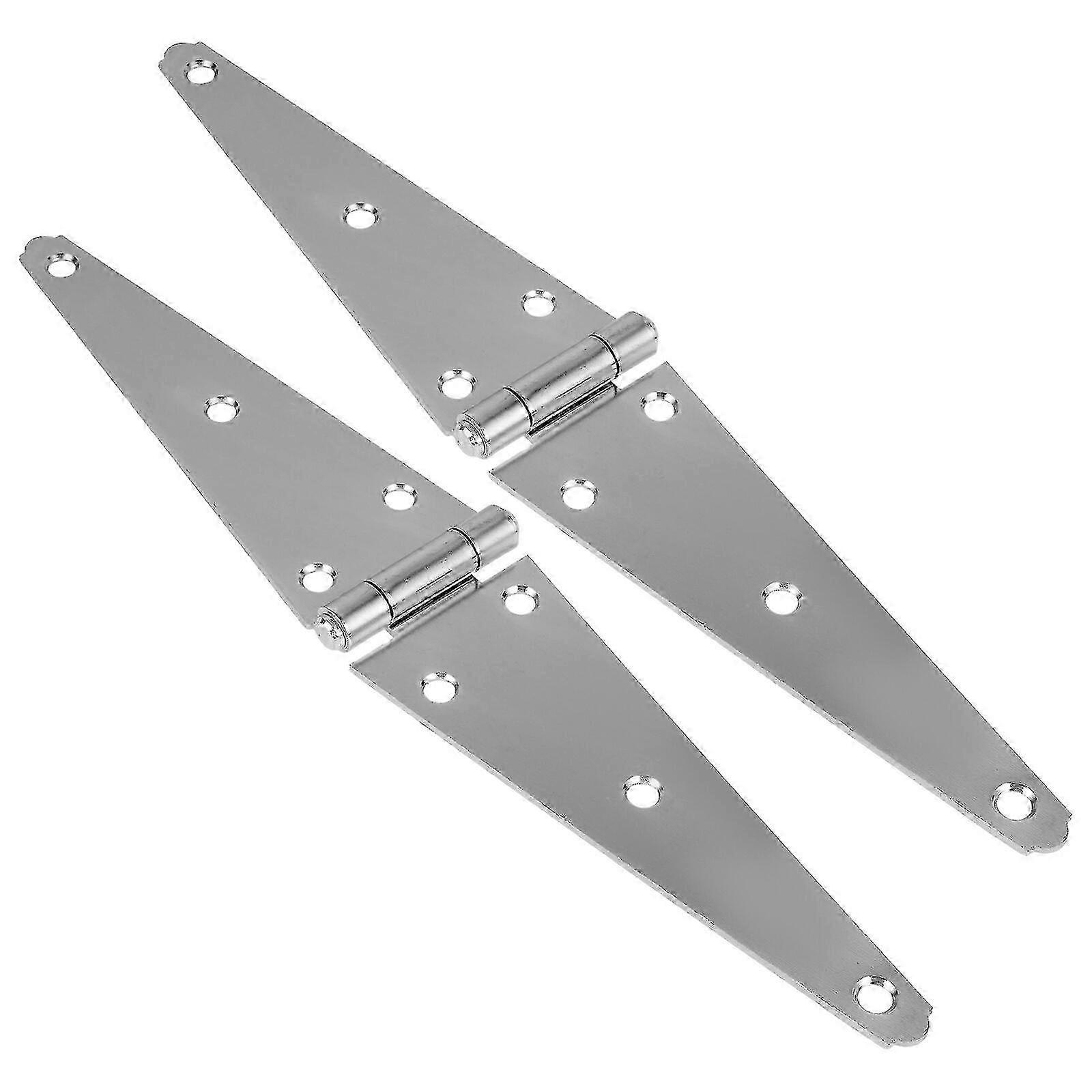 2pcs Strap Hinge 250mm Heavy Duty Gate Hardware Decorative Strap Hinge
