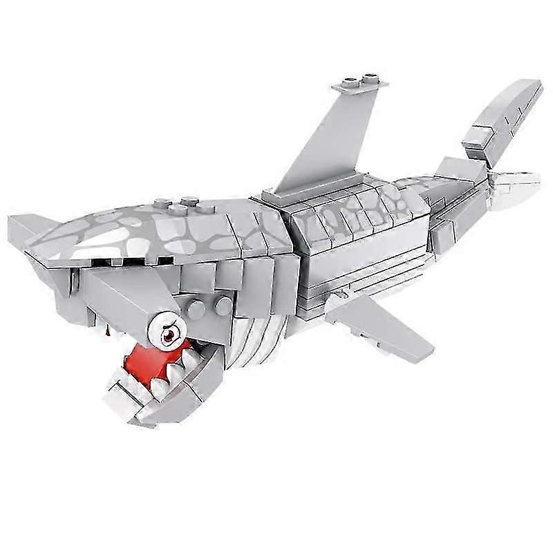 Creative Hammerhead Shark Building Blocks: Fun Marine Animal Puzzle for Young Explorers