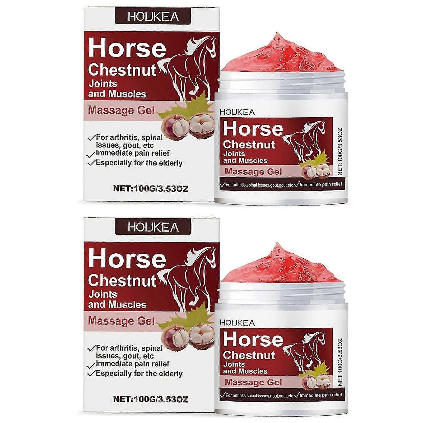 1-3x Horse Chestnut Massge Gel, Relief Massage Cream For External Use