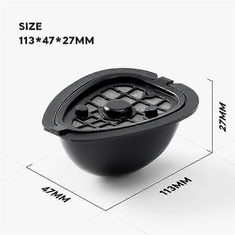 2In1 Coffee Capsule Pod for NESTLE 9662.62 Machine Refillable Filter Pod Replacement Coffee Capsule and Tea-A jn