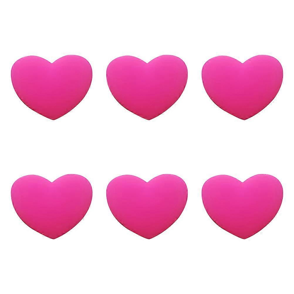6Pcs Tennis Racket Heart Shaped Shock Absorber for Racket