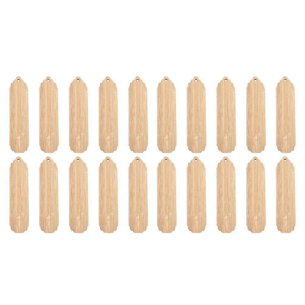 Wood Bookmark Set Rectangle With Rounded Edges present Making Kits Teachers Kids Diy Enthusiasts 20Set