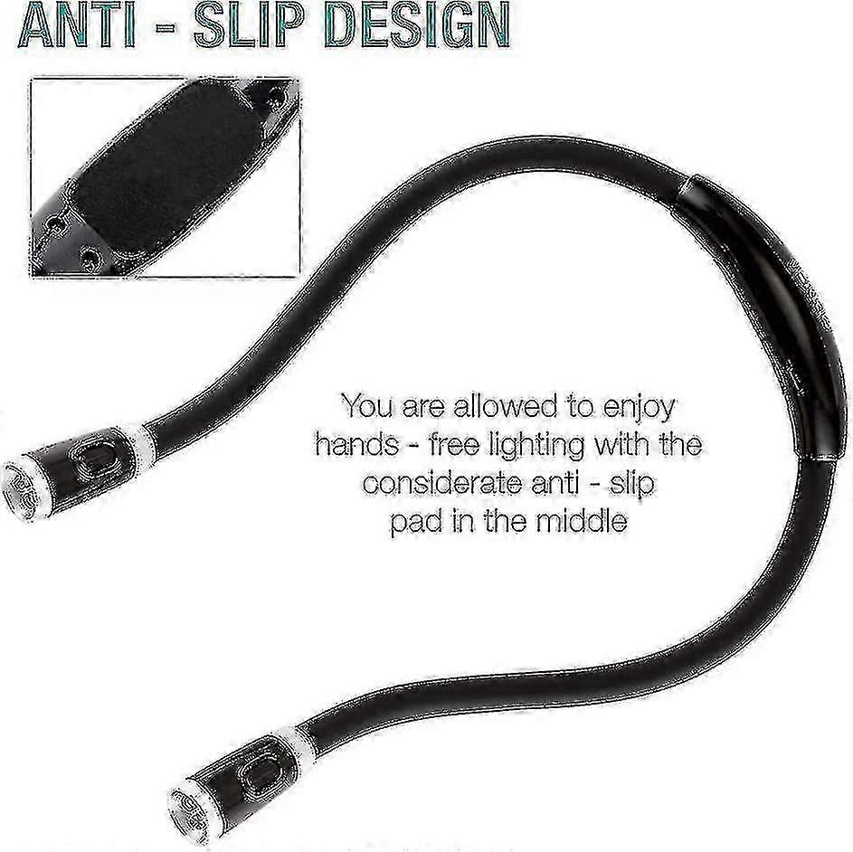 Rechargeable 4 LED Neck Reading Light