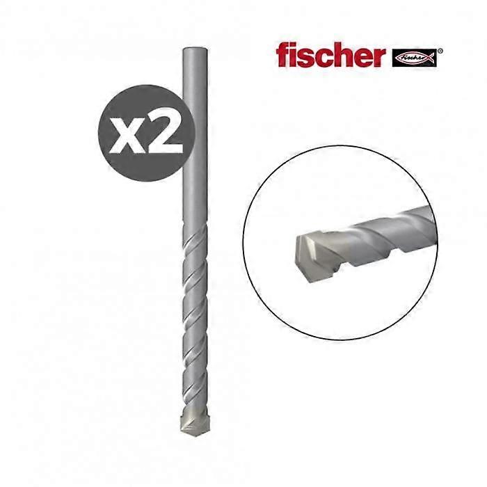 Pack of 2 masonry drill bits d-s