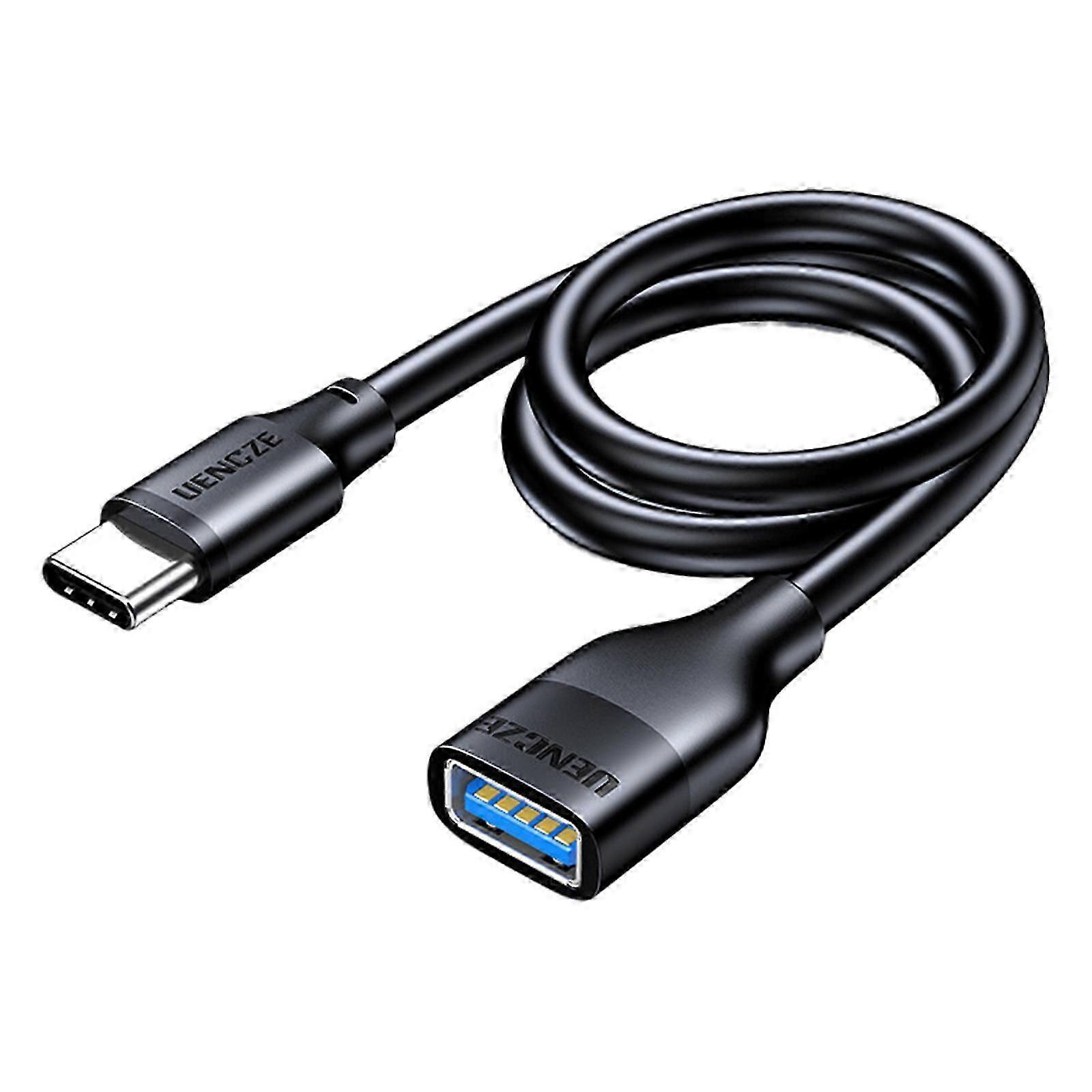 USB C to USB 3.0 Adapter Cable Support 5V3A 5Gbps for Connecting Mouse Keyboard Flashing Drive to Type C Devices