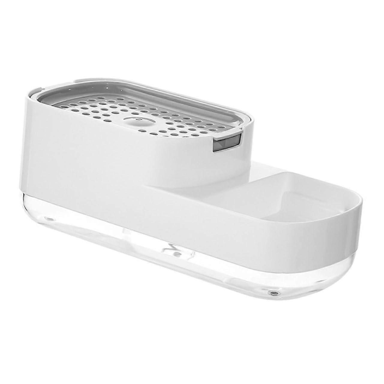 Compact Soap Dispenser Pump with Press Mechanism for Even Soap Distribution, Reusable Kitchen Accessory for Dishwashing