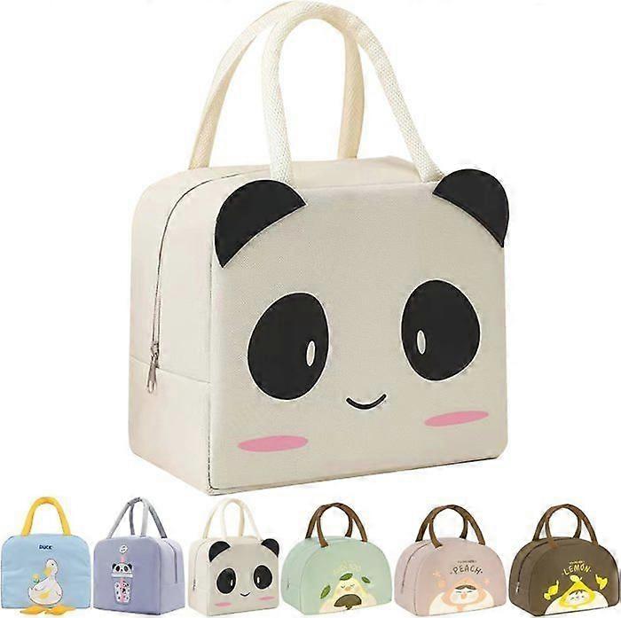 תיק אוכל נייד לנשים גברים ילדים סטודנטים נסיעות בית ספר לפיקניק (בז 'פנדה)