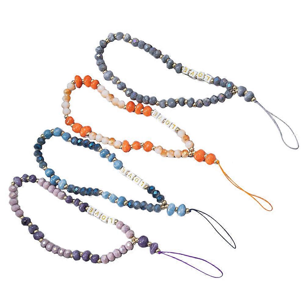 Colorful Mobile Phone Lanyard Phone Hanging Ropes Small And Light Practical For Gifting Occasions Family 4Pcs