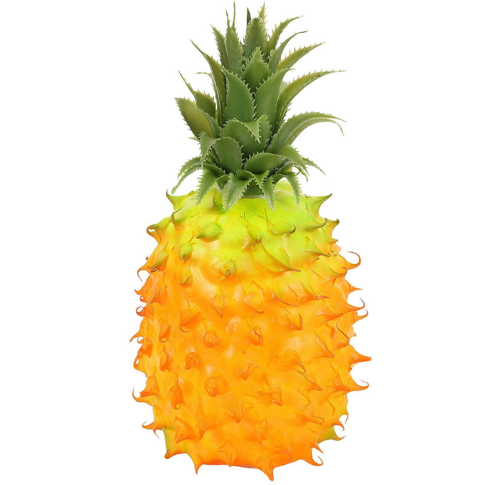 Simulated Fruit Pineapple Model Artificial Pineapple For Restaurant Display Outdoor Display Foam Material 1Set