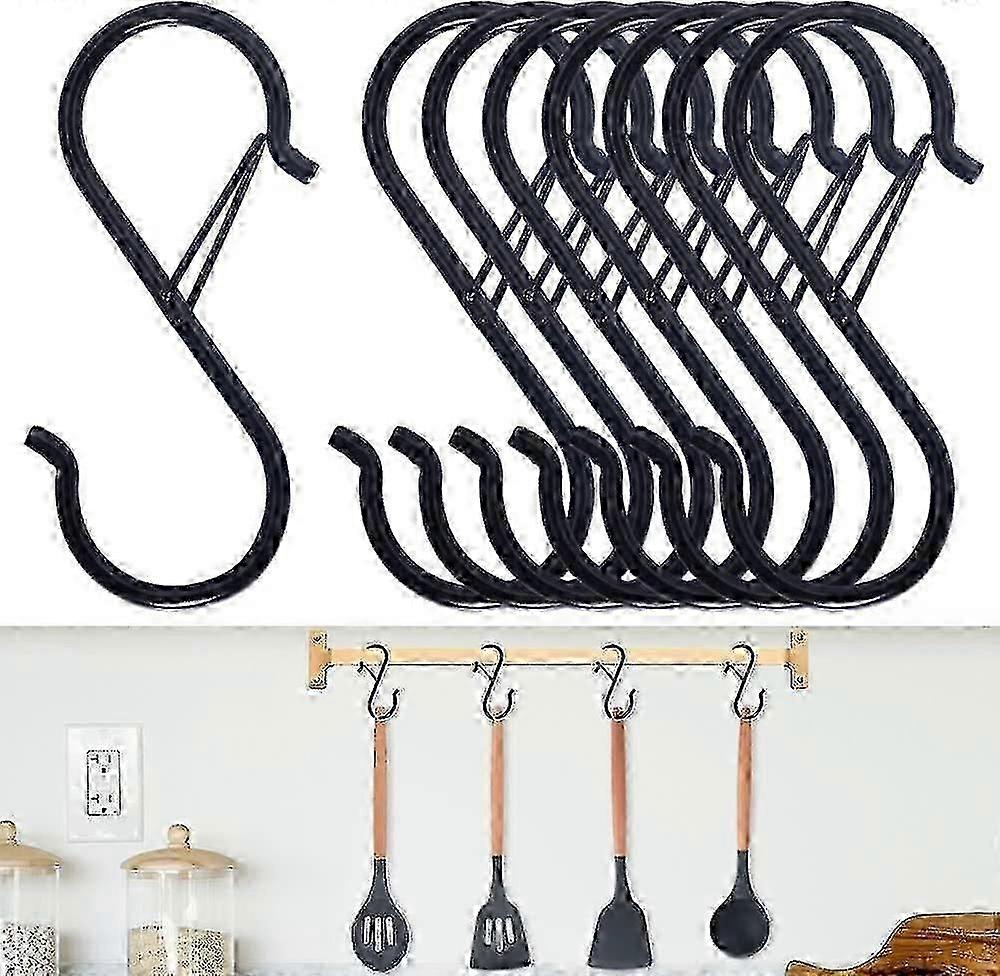 8pcs S Hooks For Hanging - S Shaped Hooks For Kitchen3.5 Inch