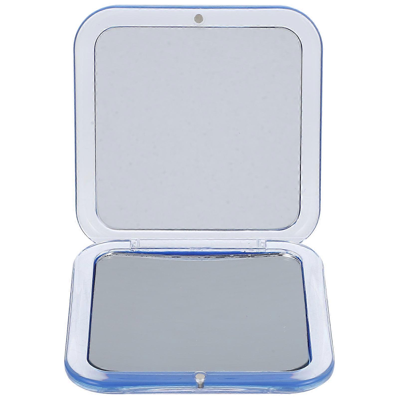 Mini Folding Mirror Compact Make Up Mirror Distortion Free Reflection For Social Gatherings Concerts .30X8.30X1.50cm 1Pack