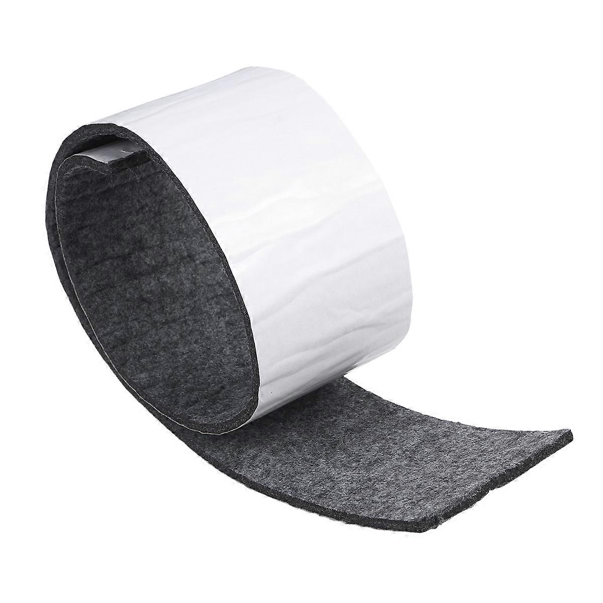Non Slip Dark Grey Felt Pads with Strong Adhesive for Hardwood Floor Protection – Cut to Shape Furniture Feet Pads to Reduce Noise and Scratches for