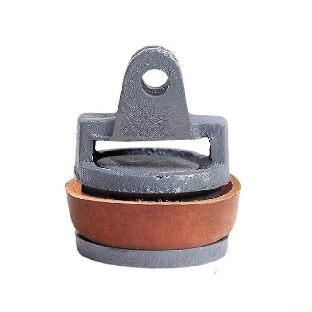 Durable Replacement Piston for Garden Pump, Leather Seal for Improved Water Flow, Compatible with Standard Models