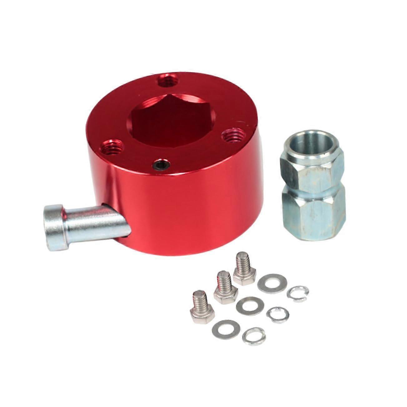 Steering Wheel Remover, Height Adapter, Riser Tool, Quick Release Hub, Red