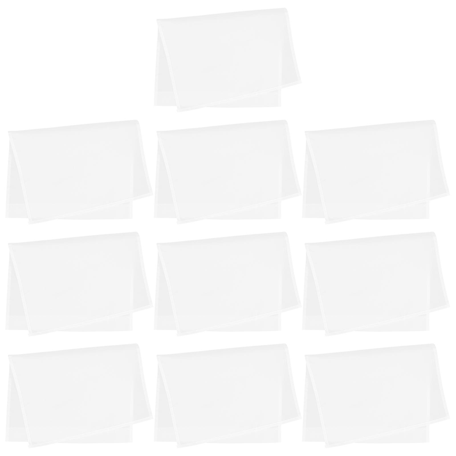 10pcs Blank Garden Flags for DIY Outdoor Decoration – Plain Color Yard Ornaments for Personalization & Crafting Projects