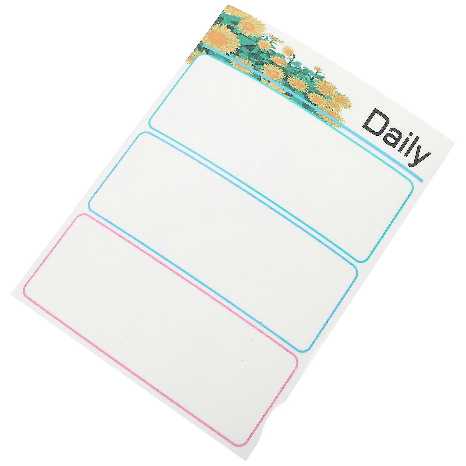 Practical Fridge Calendar Dry Erase White Board Mount Planner for Daily Use