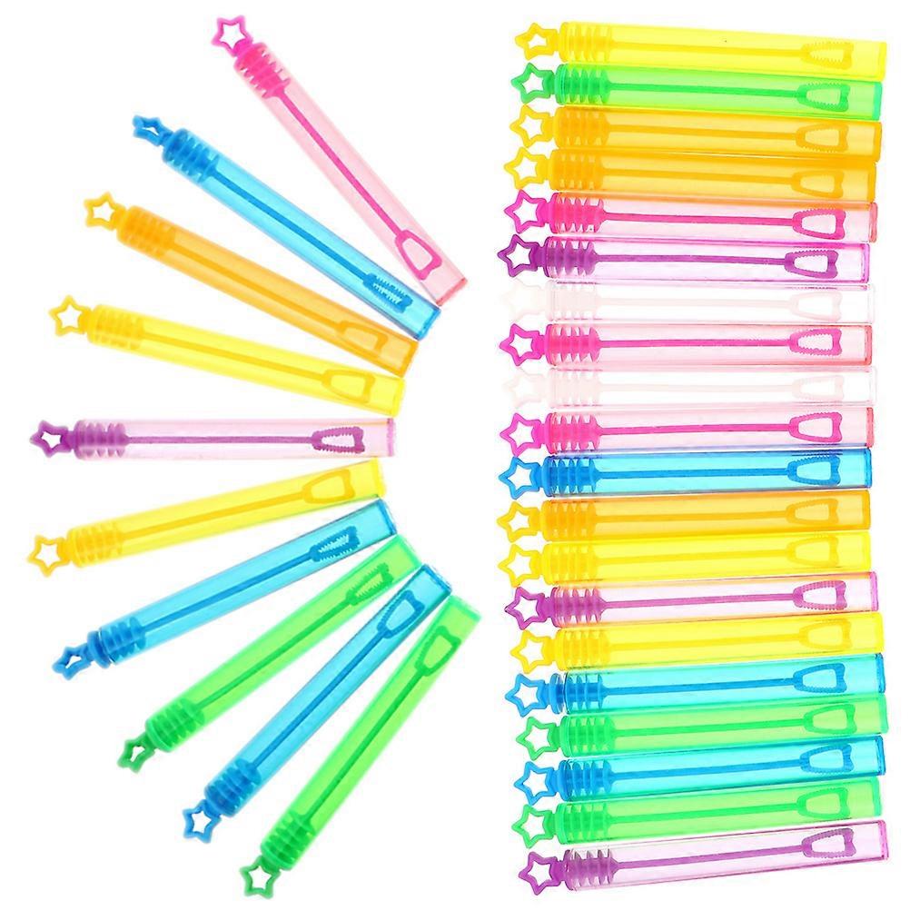Bubble Blower Empty Bubble Wands Containers Cartoon Appearance Assorted Color 30Pcs For Outdoor Activities
