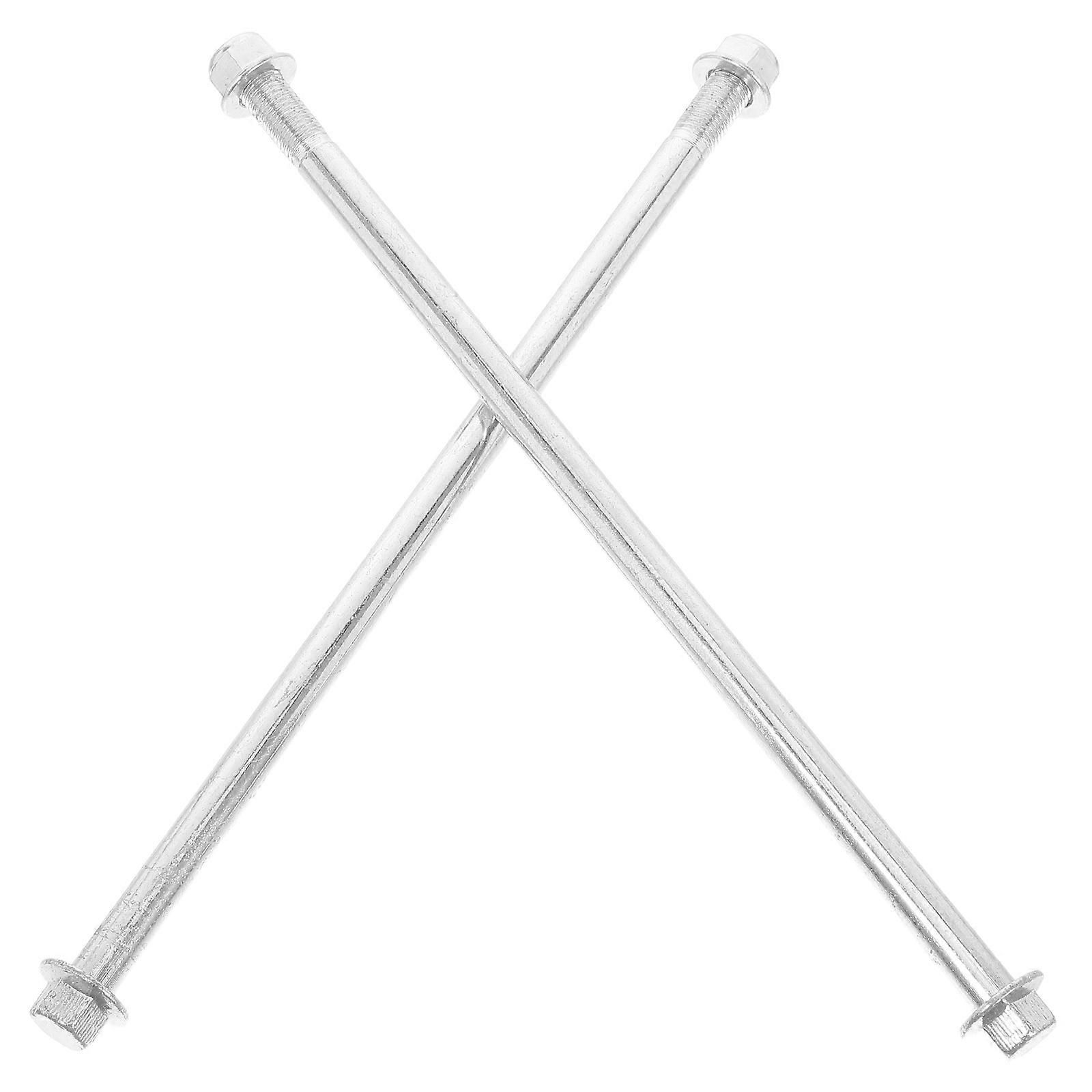 ציר גלגל אחורי פיר גלגל קדמי ואחורי התקנה קלה חלקי אופנוע 2 יחידות