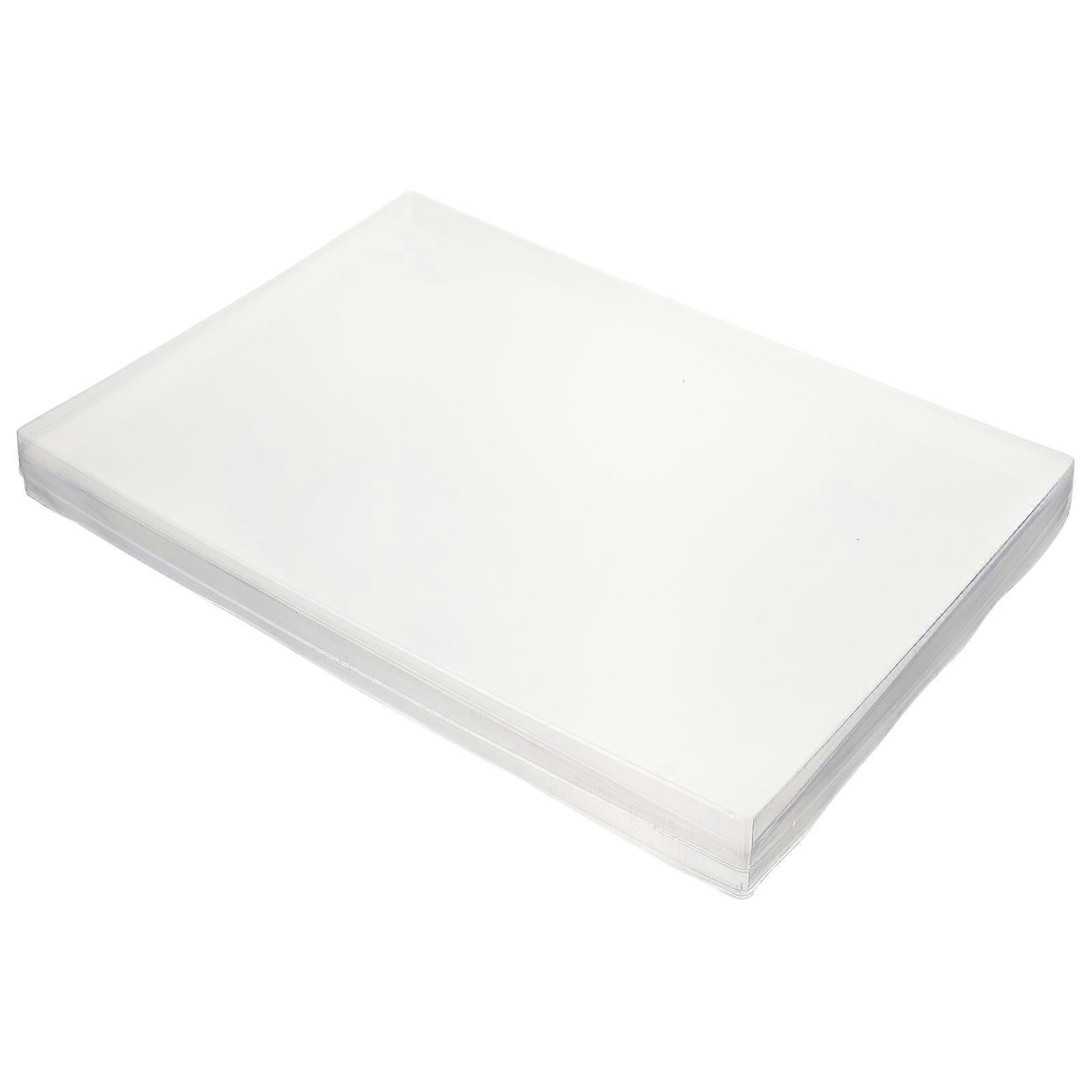 Jewelry Display Tray Cover Clear Design for Storage Rectangular Shape 6Pcs