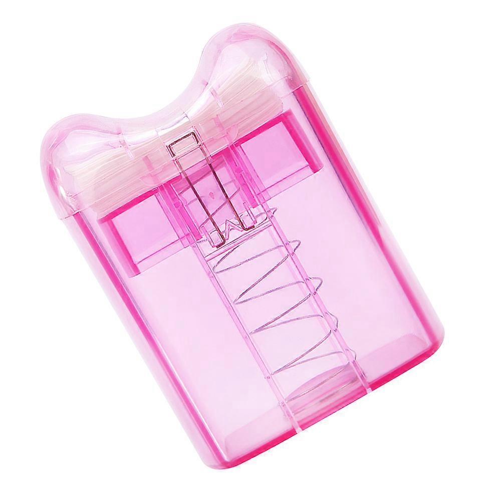 Pink Disposable Perm Paper Case with Spring Design for Easy Use in Salon Storage ABS Material