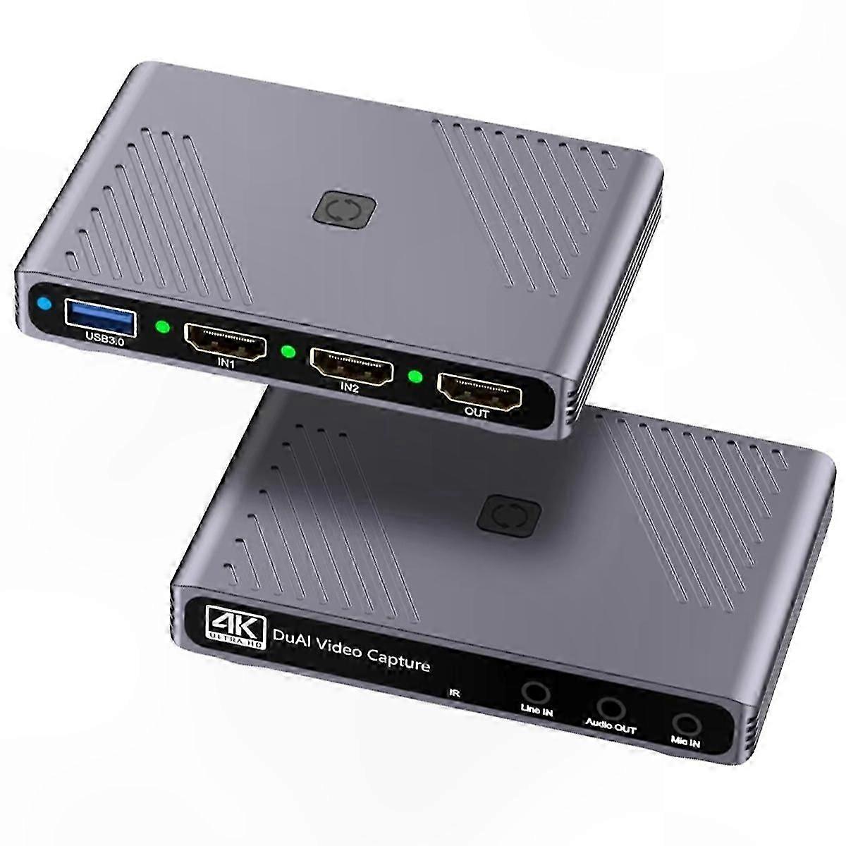 Dual Input for Live Streaming and Podcasting Compatibility