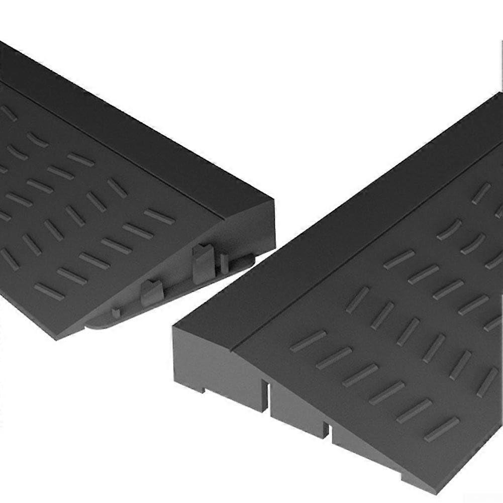 Height 1.6cm Adjustable Threshold Ramp for Robot Vacuum Accessory, Black Floor Protector