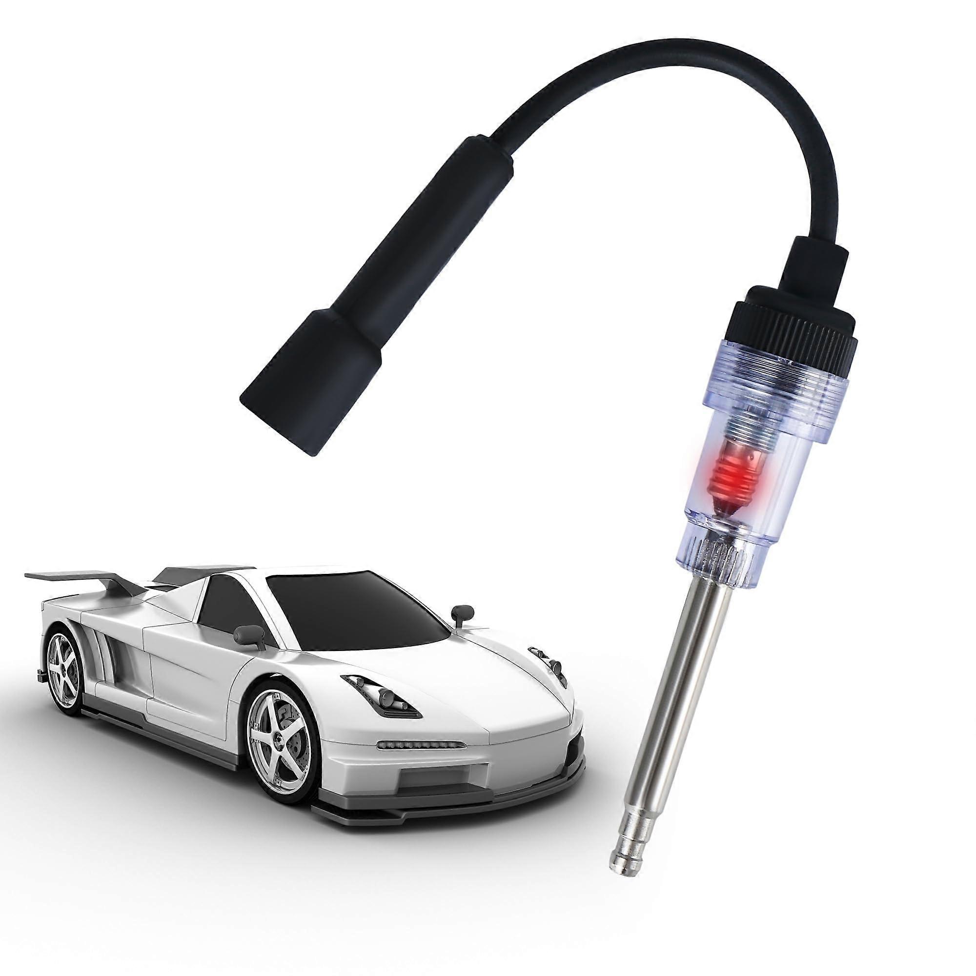 Ignition Spark Tester, Universal Stainless Steel And Plastic, Armature Diagnostic Detector, Car Spark Plug Tester