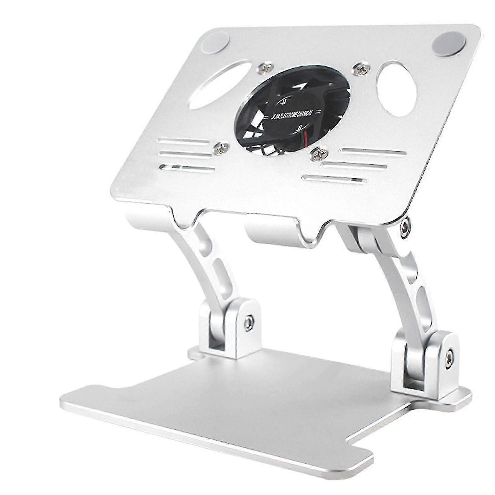 Support d’ordinateur portable en alliage d’aluminium pliable portable avec ventilateur de refroidissement turbo réglable